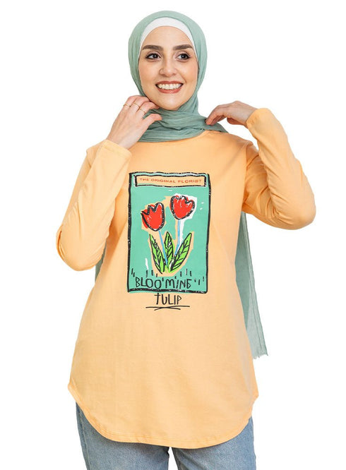 Simon Printed Long - Sleeve Design 11 - Khotwh